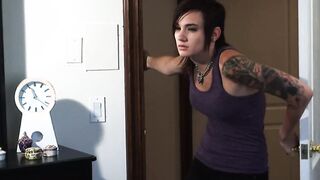 Inked Dyke Teen Sabrina And Nikki Are Vulgar