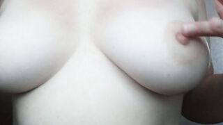 Having Fun With My Breasts! Huge Super Sexy Natural Jugs