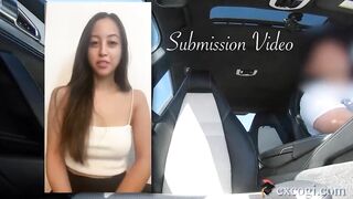 21Yo Half Chinese Half Hispanic Alexia Anders Takes It Doggy Style Inside The Vehicle