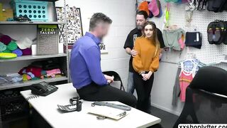 Shoplifter Sera Kneels And Suck Lps Cock