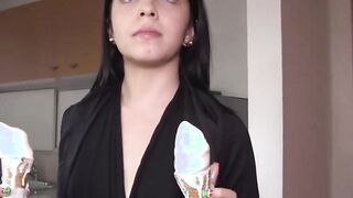 Dark Haired Latina Nicole Medallo Has The Tightest Vagina On The