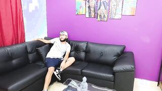 Exposed Latinas - I Fuck My Bombshell Latina Cousin On The Couch While Watching A Video - Abby Montano