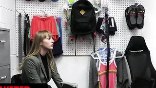 Shoplyfter - Long Boobies 19 Year Mature Being Pulled To Security Office