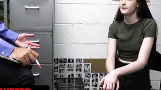 Shoplyfter - Dirty Cutie Sexy Athena Heart Obeys Every Order Of Security Guard To Get Out Of Trouble