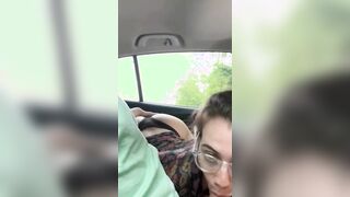 Teen Couple Public Car Blowjob