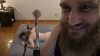 Sadistic Master Tortures His Sub With A Wartenberg Wheel