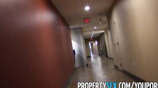 Propertysex - Pervert With Camera Tricks Younger Realtor Inside Making Private Sex Film