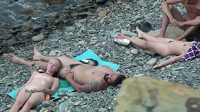 European Nudists Get Kinky In Group Voyeur Compilation