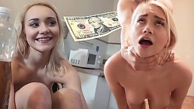 Greedy Slut Takes Creampie For Extra Cash