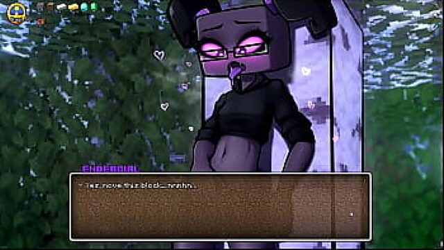 Enderman Outdoor Masturbation: A Minecraft Porn Parody