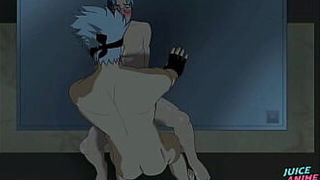 Kakashi Beats Kabuto Into Submission With His Cock - Naruto Bara Yaoi