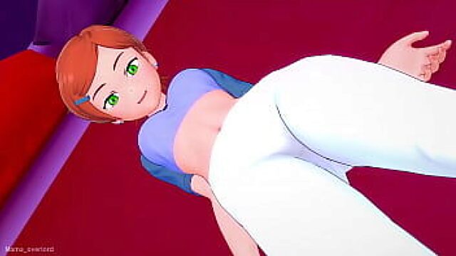 Step-Mom Gwen From Ben 10 Gets Wild At The Fuck Palace