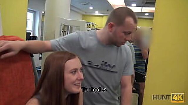 Husband Pimps Wife To Huntsman For Cash In Deserted Gym Fuck Session