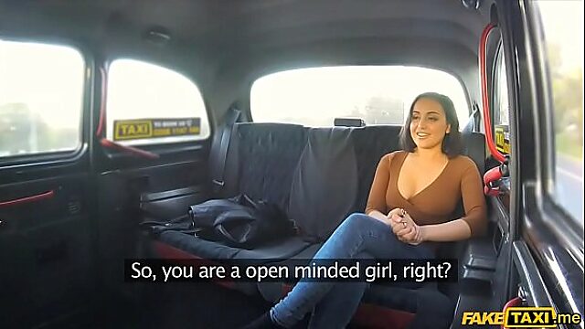 Hard Doggystyle Fuck And Squirting Orgasm In A Fake Taxi