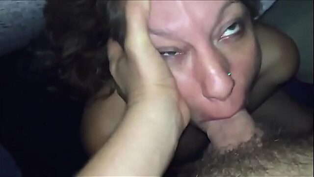 Amateur Milf Gets Rough Face-Fucking Pov Style