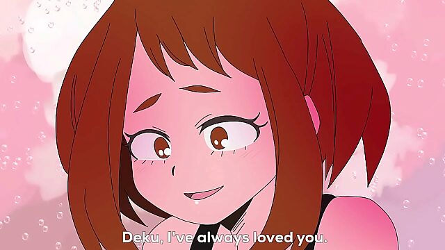 Uraraka Takes Midoriya's Hard Cock After Confessing Love