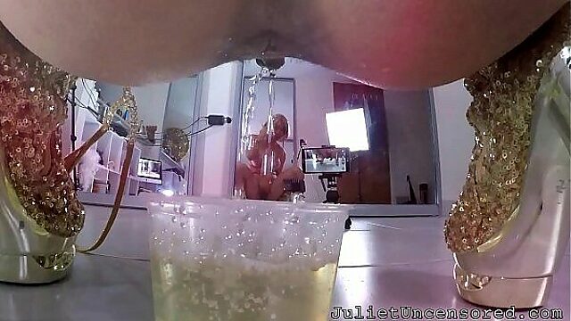 Asian Milf Stripper's Wild Gopro Pov Piss In Messy Room