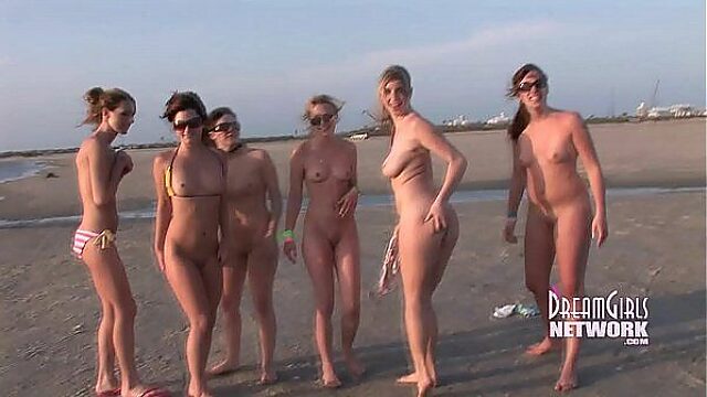 Spring Breakers Go Full Monty In Public Park