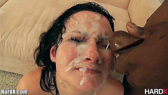 Veruca James Takes On A Hardcore Facial Gangbang