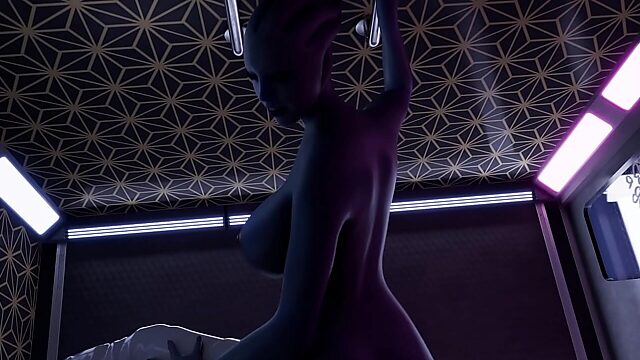 Big Asari Dick Fucks 3D Hentai Alien Liara At The Gloryhole