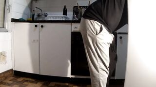 Stepsister Fucks With Her Stepbrother In The Kitchen