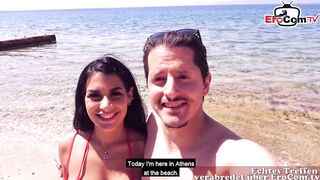 German Young Couple Search Girl Im Holiday For Threesome At The Beach