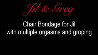 Chair Bondage For Jil With Multiple Orgasms - Short Version