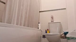 She Enters Her Brother's Bathroom While He Is Taking A Shower And Starts Sucking His Cock