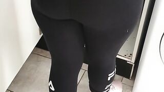 Step Mom Pulled Off Leggings Fucking Step Son In Laundry Room