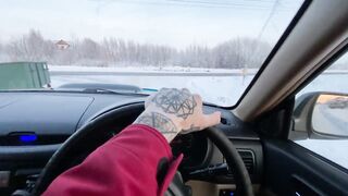 Spy Camera Real Russian Blowjob In Car With Conversations