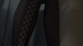 Maria Clara Strip Tease In Sexy Black Lingerie - Giantess Foot Fetish