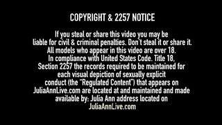 The Mom You Want To Fuck Is Julia Ann Who Gets A Cock & Cum