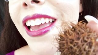 Asmr Sensually Eating Rambutans Close Up Sounds By Pretty Milf Jemma Luv Dental Fetish Sfw