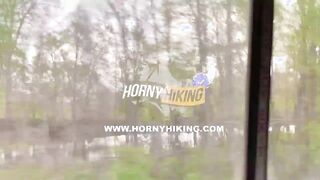 Busty Blonde Slut Fucked On Public Train - Molly Pills - Horny Hiking Pov 4K