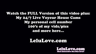 Cam Babe Busy W/ Mini Custom Vids/Pics Then Blowjob W/ Facial Cumshot & Vibrator Orgasm - Lelu Love