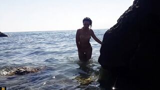 Sultry Mermaid Sucks Cock On The Seashore And Gets Sperm In The Mouth