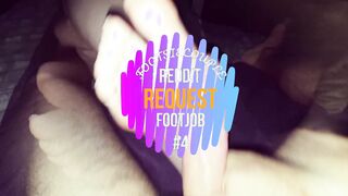 Footsiecouple's Reddit Request Footjob/Toejob #4