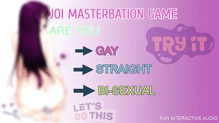 Joi Masterbation Game Are You Straight Gay Or Bi