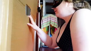 22 Years Old Gf Sucks A Stranger's Dick At Home - Homemade Gloryhole