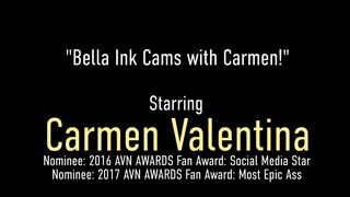 Hot Milf Carmen Valentine In Lesbian Camshow With Bella Ink