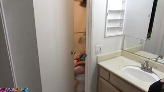 Stepson Caught Masturbating In The Bathroom Fucks Stepmom