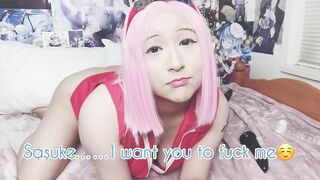 Sakura Haruno Anal Fucking Anal Stretching Cosplay Babe