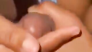 Ebony Slut Sucks Dick