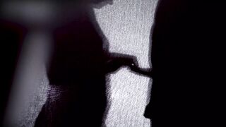 A Shadow Blowjob 4K - My Girlfriend Gives Me A Little Gift After A Hard Day At Work