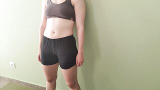 Hotwife Undressing After Yoga Session