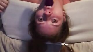 Dirty Slut Sloppy Dildo Deepthroat