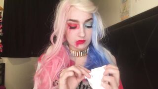 Harley Quinn Throats A Fudge Pop