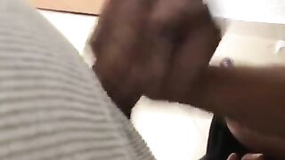 Ebony Jacking Me Off Until I Cum In Her Mouth