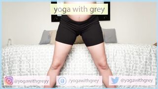 Gentle Prenatal Yoga Flow: Nine Months Pregnant - Yoga With Grey