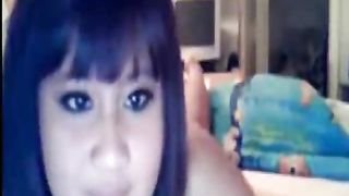 Chubby Asian Camgirl Masturbating